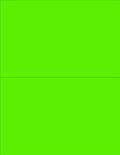 NextDayLabels - 8-1/2 x 11 Neon Color High Light Fluorescent Labels for Laser & Inkjet Printer (Green Fluorescent, 8-1/2" x 5-1/2" - 2 Per Page | 200 Labels)