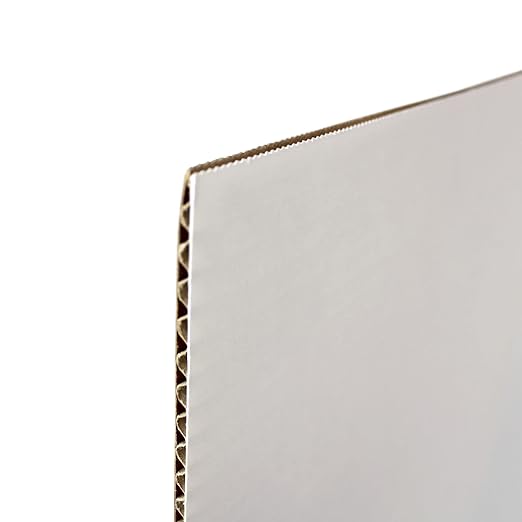Flipside Products 36” x 48” Project Boards for Presentations, Science Fair, School Projects, Event Displays and Trifold Picture Board, Proudly Made in USA - White - 4 Pack