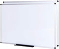 VIZ-PRO Large Magnetic Dry Erase White Board for Wall, 72 X 40 inches, Pack of 2, Aluminum Framed Whiteboard with Marker Tray for School Office Home