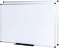 VIZ-PRO Large Magnetic Dry Erase White Board for Wall, 72 X 48 inches, Pack of 2, 6' x 4' Aluminum Framed Whiteboard with Marker Tray for School Office Home