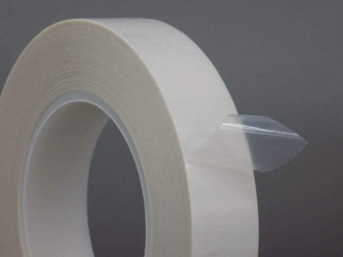 WOD SPT7A UHMW Polyethylene Transparent Film Slick Tape, 1.5 inch x 36 yd. Aggressive Adhesive - Ideal For Squeak Reduction, Drawers, and Bearings