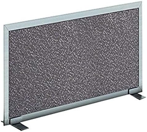 OBEX Acoustical Free Standing Privacy Screen, Cubicle Accessories Desk Privacy Panel, Desk Dividers for Office, Office Furniture Partitions Portable Sound Proof Dividers, 12" x 30", Graphite