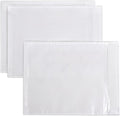 iMailer - 10 PCS 7.5"x5.5" Packing List Pouch- Clear Plastic Envelopes with Self-Adhesive Seal for Packing Slips and Invoices