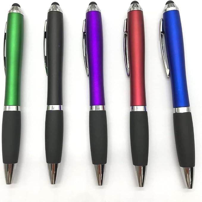 HEYZARDA Personalized Pens with Name Text Icon Logo Engraved for Business Office Custom Ballpoint Pen 50 100 Pcs Optional, Blue