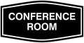 Fancy Conference Room Sign (Black) - Large