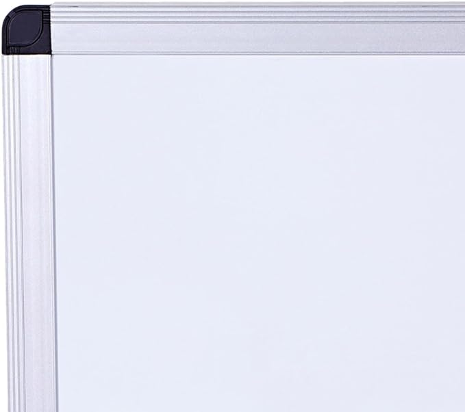 VIZ-PRO Large Magnetic Dry Erase White Board for Wall, 72 X 40 inches, Pack of 2, Aluminum Framed Whiteboard with Marker Tray for School Office Home