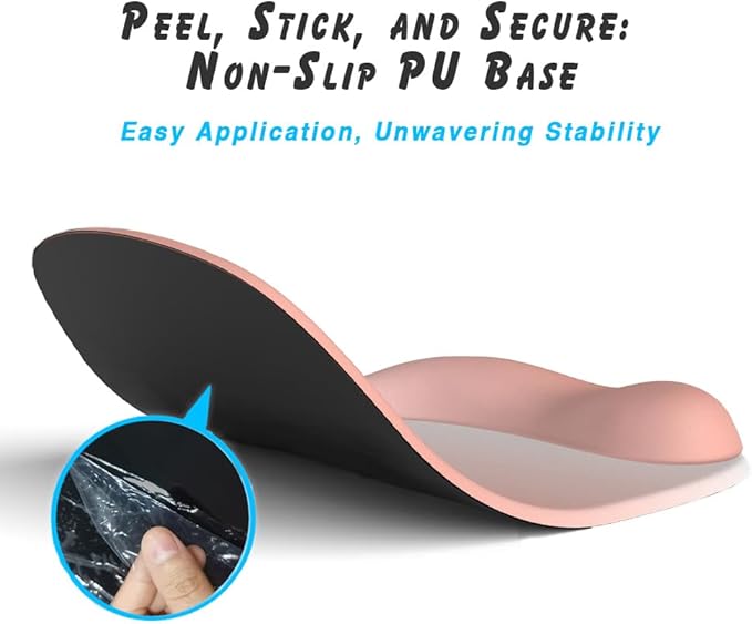 ErgoEase Ergonomic Mouse Pad with Gel Wrist Support - Premium Lycra Fabric, Non-Slip, Ideal for Laptop & Desktop, Office & Gaming，Desk Accessories (09OnxyBlack Set)