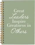 OXW Sage Green Notebooks for Work, Employee Appreciation Gifts, Leadership Gifts Notebook Journal for Writing Meeting Office, Thank You Gifts for Women Men Leader Mentor Boss Manager, 5.5"x8.3"