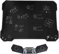Timer with Mat for Professional Athletics, Touch Control Timer with Display, Timers for Cube Race Stack Competition a Great Gift for Boys and Girls(Black)