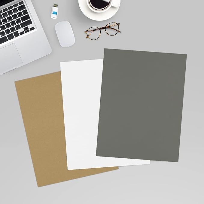 LUXPaper 8.5" x 11" Paper | Letter Size | Smoke Gray | 80lb. Text | 250 Qty