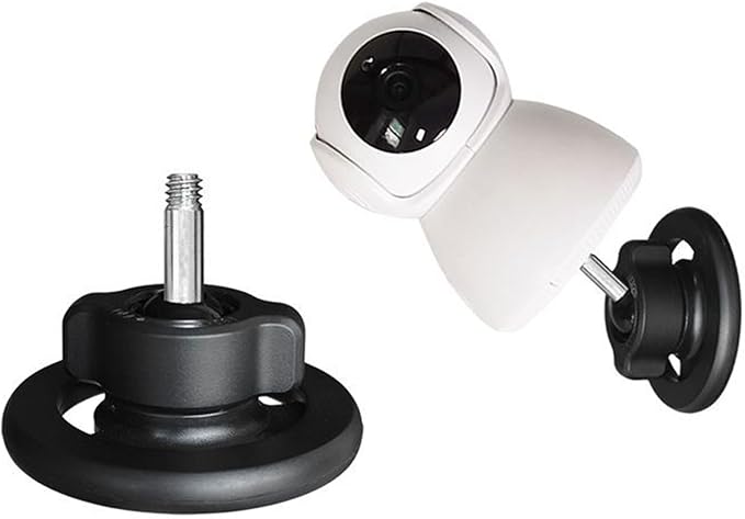 JINPIAOPIAO Magnetic Camera Mount with 360 Degree Rotation Quick Install Webcam Holder Wall Hanging Indoor Camera Bracket Base