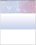 Compuchecks Check on Top Blank Check Paper - 1000 Pack, Quick-Books & Laser Printer Compatible - Security Business Checks with Voucher - 8.5" x 11" Blue/Red Prismatic