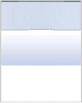 Compuchecks Blank Check Paper - 500 Pack - Computer Security Business Checks, QuickBooks & Laser Printer Compatible - Check On top, Voucher On Bottom - Check Paper Size 8 1/2-11 - Blue Diamond