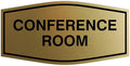 Fancy Conference Room Sign (Brushed Gold) - Small