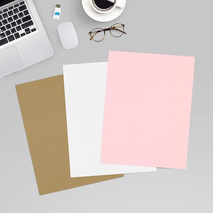LUXPaper 8.5" x 11" Paper | Letter Size | Candy Pink | 80lb. Text | 250 Qty