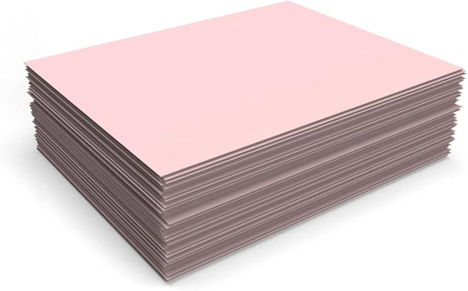 LUXPaper 8.5" x 11" Paper | Letter Size | Candy Pink | 80lb. Text | 250 Qty