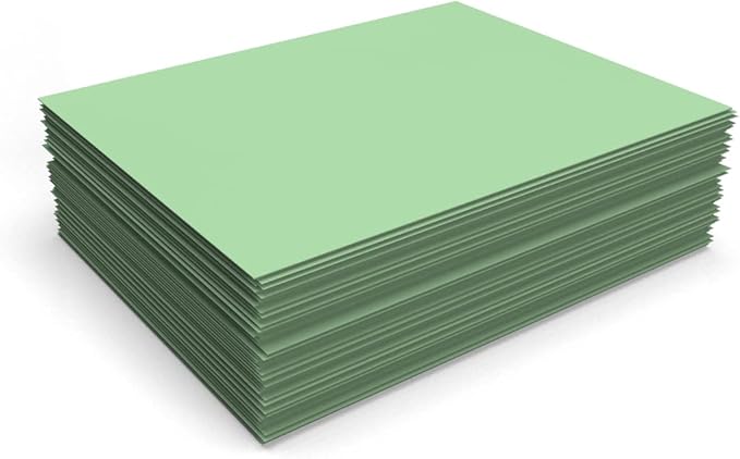 LUXPaper 8.5" x 11" Paper | Letter Size | Pastel Light Green | 60lb. Text | 250 Qty.