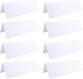 WTYONZEL 30 Pack Printable Name Tent Cards,3.5"x 11" Blank Folding Paper for Place Cards & Table Cards(White)