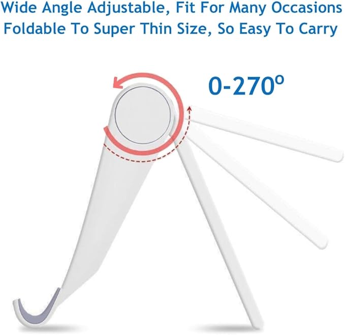 JUSDIQIR Adjustable Foldable Cell Phone Stand for Desk, Compatible with Most Devices, 1.5 Ounces