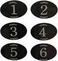 StayMax Locker Number Signs Door Sign with Self-Adhesive Tape Number Black (26-50)
