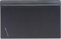 DACASSO Leather Desk Pad with Top Rail - Luxury Leather Desk Blotter for Writing - Executive Desk Surface Protector - (Black, 38” x 24”)