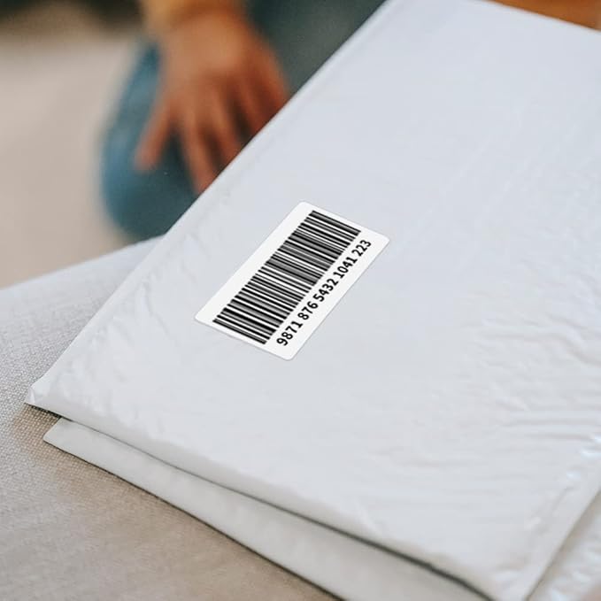 POLYSELLS Self Adhesive 2"x4" Address Shipping Labels, 10UP White Sticker FBA Labels, Inkjet/Laser Printer Compatible, 10 Labels/Sheet, 500 Sheets/5000 Labels