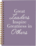 OXW Purple Meeting Notebooks for Work, Leadership Gifts Office Work Notebook Journal for Writing Note Taking, Thank You Gifts for Women Men Leader Boss Mentor Principal Manager, 5.5"x8.3"