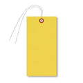 SmartSign Blank Tyvek Shipping Tags with Wire, Size #8 | 6 1/4" x 3 1/8", Pack of 1000, Yellow