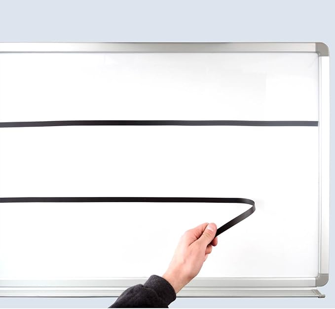 StoreSMART® - Magnetic Lines and Board Dividers - 1/2-inch x 50-feet - for Magnetic WHITEBOARDS ONLY- Does not Work on Plain whiteboards or glassboards - ML1/2-50