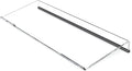 Beego Ergonomic Computer Keyboard Stand - Clear Acrylic Keyboard Riser Tilted Keyboard Holder Keyboard Tray with Black Non-Slip Strip for Easy Typing at Home School Office Desk Accessories