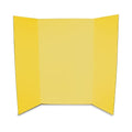 Flipside Products 36” x 48” Foam Project Boards for Presentations, Science Fair, School Projects, Event Displays and Trifold Picture Board - Yellow - 10 Pack