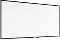 U Brands PINIT Magnetic Dry Erase White Board with Pin Strips, Black Aluminum Frame with Black Cork Strips Across The Top and Bottom (96" W x 48" H)