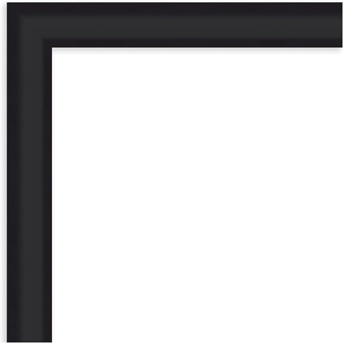 Amanti Art Black Framed Magnetic Board 27x39 Large Vision Board for use with Magnets, 100% Metal Sheet to Display Items as Office Decor or for Home Organization in mudroom, Kitchen or Kids Room