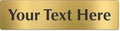 SmartSign Custom Brass Sign - 2" x 8", 40 mil REAL Bugle Brass Metal, Personalized Name Door Sign, Heavy-Duty Premium Engraved Door/Wall Mount Plaque for Business/Office, Gold and Black
