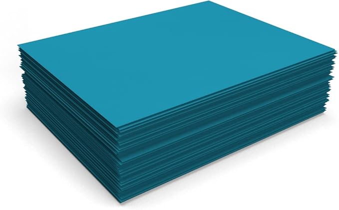 LUXPaper 8.5" x 11" Paper | Letter Size | Bright Blue | 60lb. Text | 250 Qty