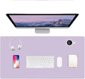 PU Leather Desk Pad Protector Gaming Mouse Pad Non Slip Desk Mat for Keyboard and Mouse Waterproof Desk Writing Pad for Office and Home Desk Accessories(Purple, 31.5 * 15.7)