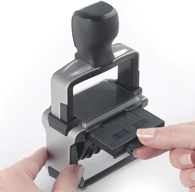 Mark 2000 5440 Professional Self Inking Date Stamp with Custom Text - Up to 4 Lines of Text