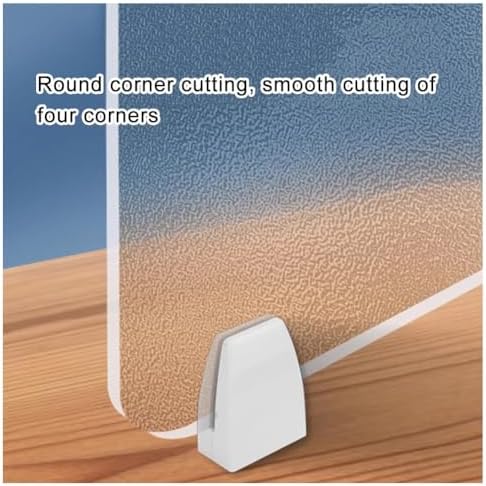 Acrylic Frosted Privacy Screen - Portable Desk Divider Panel for Workstations, Office & School Use, Reduces Visual Distractions, Clear-B 100x30cm (39.4x11.8in)