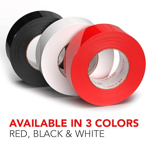 Stuck-O-Tape - Multi-Purpose Polyethylene Tape - Indoor/Outdoor Masking Surface Protection - Clean Release Low Residue UV Resistant - Single Roll