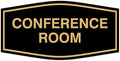 Fancy Conference Room Sign (Black/Gold) - Small