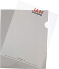 JAM Paper Plastic Sleeves - 9" x 11 1/2" - Smoke - 12/pack