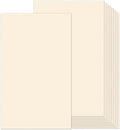 8.5x14 Cream Cardstock, 65lb Legal Size Card Stock 100 Sheets, Goefun Heavyweight Cardstock Printer Paper for Arts and Crafts, Posters, Brochures, Menus, Cards, Covers
