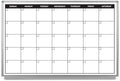 Month Calendar Dry-Erase Scheduling Whiteboard 60" x 40"