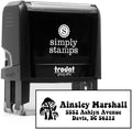 Custom Floral Address Stamp | Choose from 12 Designs | Multiple Ink Color Options | Envelope Return Address Stamp for Couple or Family (Design 12, Extra Large)