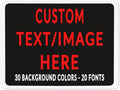 Custom Sign Personalized Custom Metal Sign, Customize For Office, Business, Workplace, Office, Home, Delivery Signs 12x17