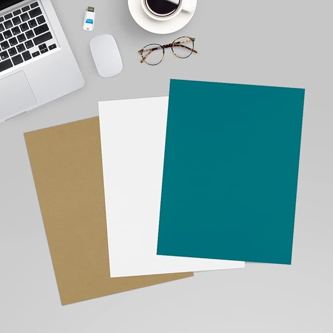LUXPaper 8.5" x 11" Paper | Letter Size | Teal | 80lb. Text | 250 Qty