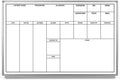 OP-Room Dry-Erase Hospital Whiteboard 48" x 36"
