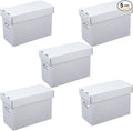 ANDPLAY 5 Pcs Comic Book Storage Boxes With Lids Short Holds 150-175 Comics Collapsible and Stackable Comic Short Box Moistureproof Comic Box