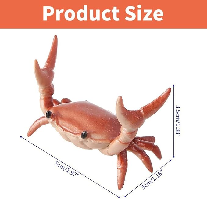 Crab Pen Holder for Desk, Cute Multifunctional Weightlifting Desk Crab Pencil Holder Organizer for Pens, Pencils & Makeup, Funny Desktop Decor Gift for Home Office School (4 pcs)
