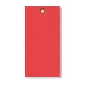 SmartSign (Pack of 1000) 6.25 x 3.125 inch “Red” Blank Tyvek Shipping Tags with Metal Eyelets, Size #8, 8 mil Thick Tyvek